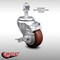 Service Caster 3 Inch SS Maroon Polyurethane Swivel 12mm Threaded Stem Caster Brake SCC SCC-SSTS20S314-PPUB-MRN-TLB-M1215 - alternate 3